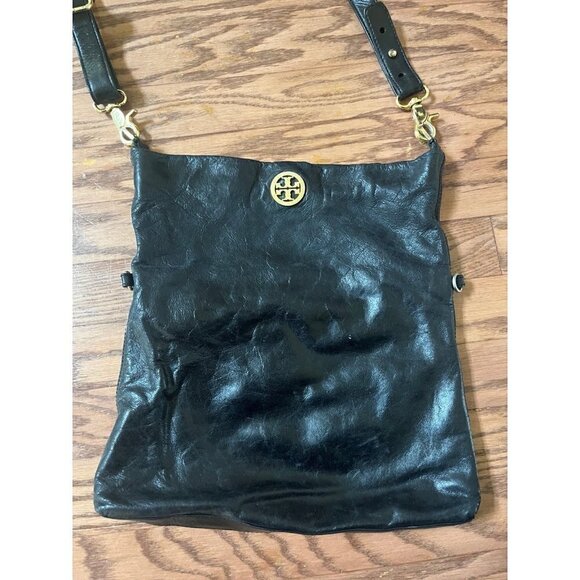 Tory Burch Leather Dena Crossbody Purse Vintage - Picture 7 of 8